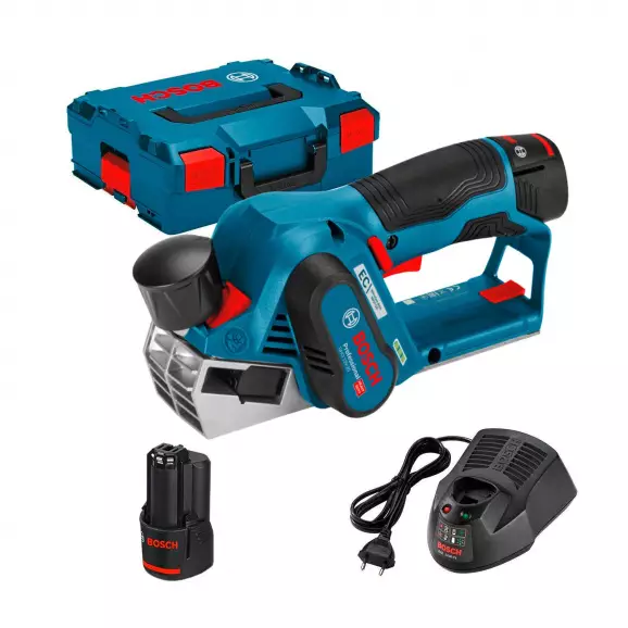 Ренде акумулаторно BOSCH GHO 12V-20, 12V, 3.0Ah, Li-Ion, 14500об/мин, 56мм, 0-2.0мм, безчетков