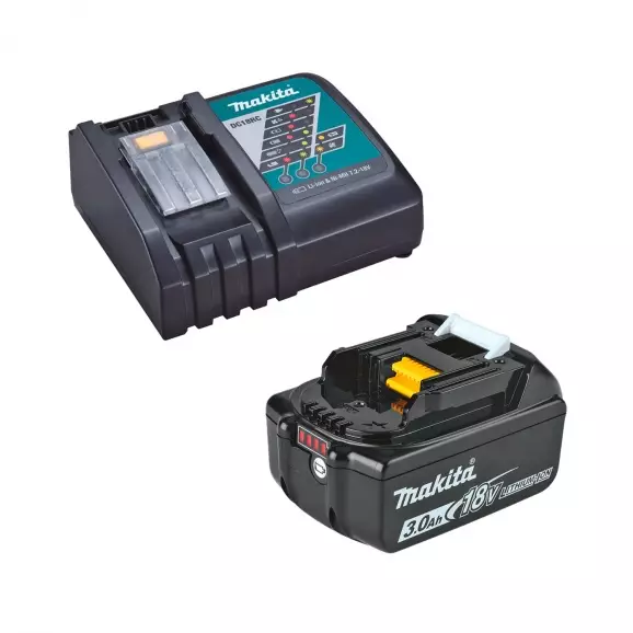 Комплект батерия и зарядно устройство MAKITA BL1830x1 + DC18RC, 18V, 3.0Ah, Li-Ion