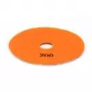 Диск за полиране DIMO 100х1.5мм P200, за сухо полиране на гранит, мрамор и подова мозайка, оранжев - small, 130683