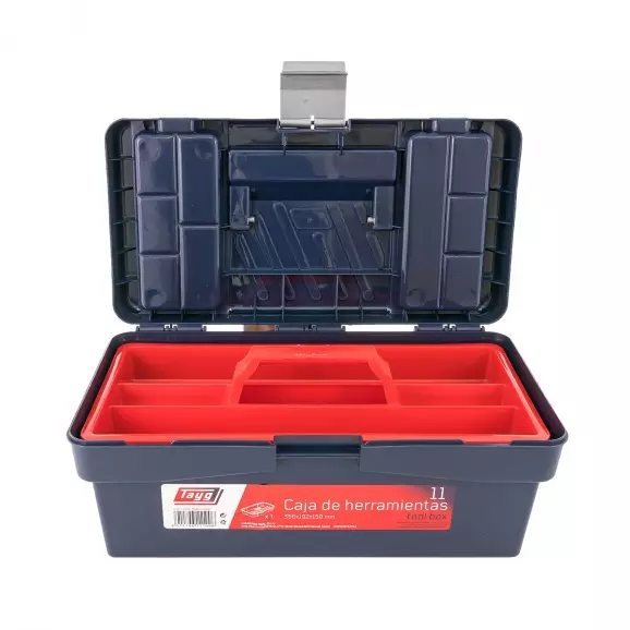 Куфар за инструменти TAYG 11, с една тава, полипропилен, син
