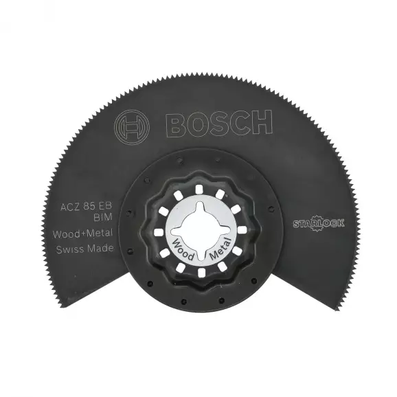 Нож за мултифункционален инструмент BOSCH ACZ 85 EB ф85мм, за рязане на метал и дърво, HM-RIFF
