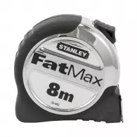Ролетка пласмасов корпус STANLEY FatMax 8м x 32мм., гумирана, хромиран, EC-клас 2