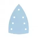 Шкурка велкро FESTOOL Granat DELTA 9 100х150мм P100, за лак и боя, с 8+1 отвора, синя, триъгълна, самозалепваща - small