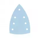 Шкурка велкро FESTOOL Granat DELTA 9 100х150мм P150, за лак и боя, с 6+1 отвора, синя, триъгълна, самозалепваща - small