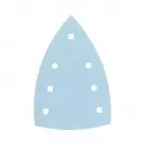 Шкурка велкро FESTOOL Granat DELTA 9 100х150мм P180, за лак и боя, с 8+1 отвора, синя, триъгълна, самозалепваща - small