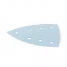 Шкурка велкро FESTOOL Granat DELTA 9 100х150мм P180, за лак и боя, с 8+1 отвора, синя, триъгълна, самозалепваща - small, 132295