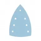 Шкурка велкро FESTOOL Granat DELTA 9 100х150мм P240, за лак и боя, с 8+1 отвора, синя, триъгълна, самозалепваща - small