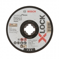 Диск карбофлексов BOSCH X-LOCK INOX 125х1.0х22.23мм, за рязане на неръждаема стомана