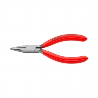 Клещи жустерни KNIPEX 125мм, прави, CrV, полукръгли плоски челюсти, еднокомпонентна дръжка