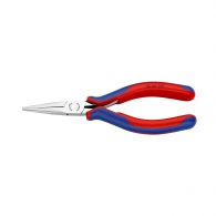 Клещи жустерни KNIPEX 145мм, прави, CrV, полукръгли плоски челюсти, двукомпонентна дръжка