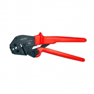 Клещи кербовъчни KNIPEX 1.72, 5.4, 6.48мм, за изолирани кабелни накрайници: RG 58, RG 59, RG 62, RG 71, RG 223