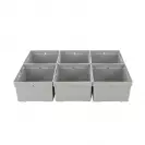 Кутия за куфар за инструменти FESTOOL Box 100x100x68мм 6части, пластмаса, бял - small, 140324