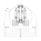 Робот за къртене и пробиване HUSQVARNA Construction DXR 270, 18.5kW, обсег 4.8м-нагоре/4.5м-напред - small, 141477
