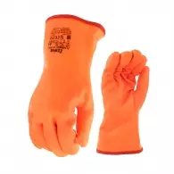 Ръкавици FLAMINGO, памучно трико, топени в PVC/полиуретан