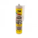 Силикон неутрален TKK Tekasil Color 300мл-бежов бахама, за уплътняване на фуги в бани, кухни, душ кабини, мивки и други - small