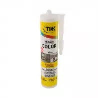 Силикон неутрален TKK Tekasil Color 300мл-бял, за уплътняване на фуги в бани, кухни, душ кабини, мивки и други