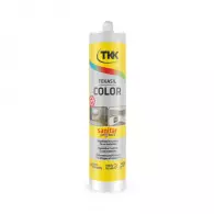 Силикон неутрален TKK Tekasil Color 300мл-прозрачен, за уплътняване на фуги в бани, кухни, душ кабини, мивки и други
