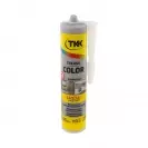Силикон неутрален TKK Tekasil Color 300мл-светлосив, за уплътняване на фуги в бани, кухни, душ кабини, мивки и други - small
