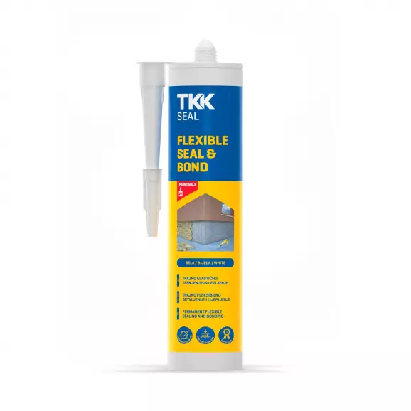 Строително лепило-уплътнител TKK Tekafleks MS 40 290мл - сив (антрацит), RAL7016