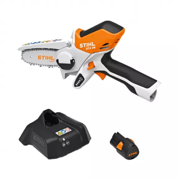 Трион верижен акумулаторен за клони STIHL GTA 26, 11V, 2.6Ah, Li-Ion, 10cм