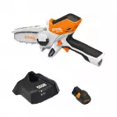 Трион верижен акумулаторен за клони STIHL GTA 26, 11V, 2.6Ah, Li-Ion, 10cм - small