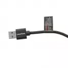 Кабел заряден USB LASERLINER 3в1, версия 2.0, тип A, 1.5м - small, 147446