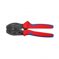 Клещи кербовъчни KNIPEX PreciForce 0.1-2.5мм2, за неизолирани кабелни накрайници, AWG 27-13, двукомпонентна дръжки