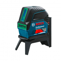 Линеен лазерен нивелир BOSCH GCL 2-15 G, 2 лазерни линии, точност 3mm/15m, автоматично