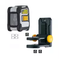 Линеен лазерен нивелир LASERLINER CompactCross-Laser Plus, 2 лазерни линии, точност 3.5mm/10m, автоматично, Bluetooth