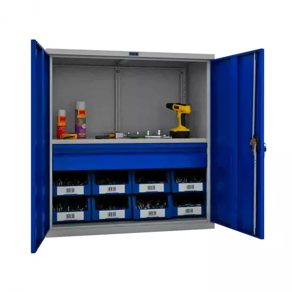 Шкафове за инструменти PROMET TC1095 001010, с един рафт и едно чекмедже, 200кг. товароносимост