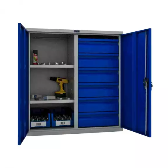 Шкафове за инструменти PROMET TC1095 100206, с два рафта и шест чекмеджета, 200кг. товароносимост