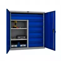 Шкафове за инструменти PROMET TC1095 100215, с два рафта и шест чекмеджета, 200кг. товароносимост