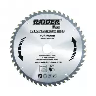 Диск с твърдосплавни пластини RAIDER 165/2.4/20 Z=24, за дървесина