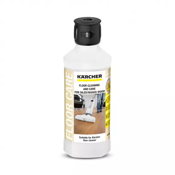 Подопочистващ препарат за дървени подове с масло/вакса KARCHER RM535 500мл, за FC 3, FC 5, FC 7