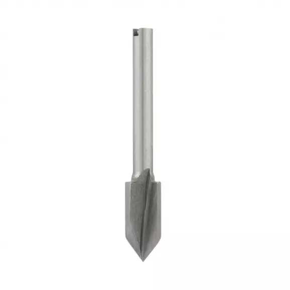 Профилен фрезер DREMEL MM640 D=6.4мм L=37мм A=90° I=2.0мм S=3.2мм Z=2, HSS
