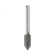 Профилен фрезер DREMEL MM640 D=6.4мм L=37мм A=90° I=2.0мм S=3.2мм Z=2, HSS