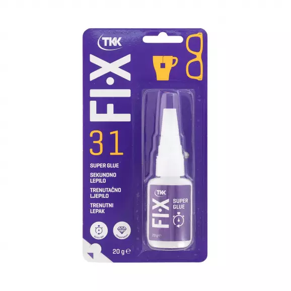 Секундно лепило TKK FIX 31 Super glue 20гр, течно