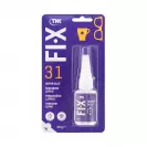 Секундно лепило TKK FIX 31 Super glue 20гр, течно - small