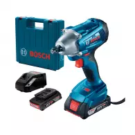 Акумулаторен гайковерт ударен BOSCH GDS 250-LI, 18V, 3.0Ah, Li-Ion, 1/2