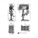 Бормашина настолна OPTIMUM OPTIdrill D 23 Pro 400V, 750W, 200-2440об/мин, 400V - small, 159019