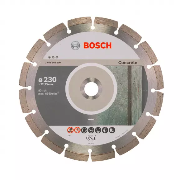 Диск диамантен BOSCH Best for Concrete 230x2.3x22.23мм, за бетон
