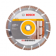 Диск диамантен BOSCH Standard for Universal 230x2.6x22.23мм, за бетон, плочки, мрамор, стоманена ламарина