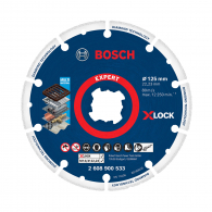 Диск диамантен BOSCH X-LOCK 125x22.23мм, за метал
