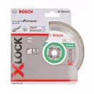 Диск диамантен BOSCH X-LOCK Standard for Ceramic 125х1.6x22.23мм, за керамика, плочки - small, 159849