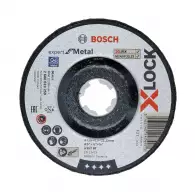Диск карбофлексов BOSCH X-LOCK 125х6.0х22.23мм, за шлифоване на стомана и метал