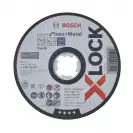Диск карбофлексов BOSCH X-LOCK for Metal Inox 125х1.0х22.23мм, за рязане на неръждаема стомана и метал - small