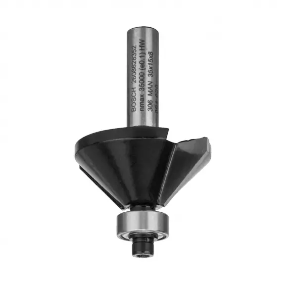 Фрезер за скосяване BOSCH Professional D=11мм L=56мм I=15мм А=45° S=8мм Z=2, RH