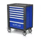 Количка за инструменти с чекмеджета ERBA, с 7-чекмеджета, без инструменти, 710х465х930мм - small