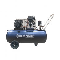 Компресор REM Power E 349/8/100, 100l, 8bar, 349l/min, 2.2kW, 3.0hp, 230V