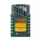 Свредла BOSCH 1.0-10.0мм 19части, за метал, HSS-R, цилиндрична опашка - small, 160417